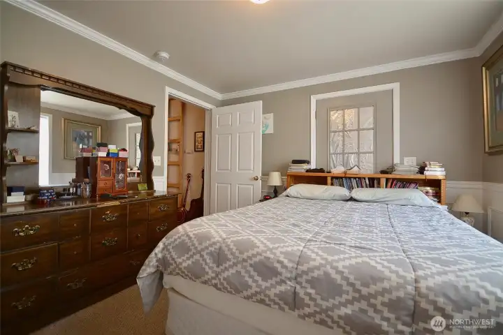 Another view of the bedroom on the main level. Another view of the bedroom on the main level.