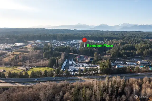 Just North of the Trails off of Clear Creek Road. Easy access to Kitsap Mall, freeways, PSNS, Bangor Sub Base, Poulsbo etc..