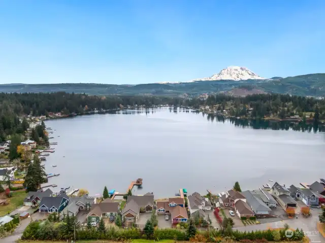 Mt Rainier view from house