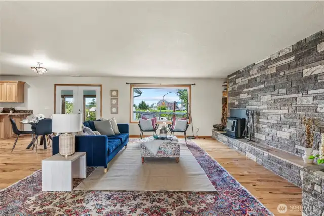 Beautiful great room with views from both directions!