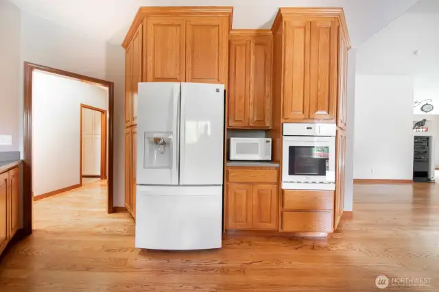 Newer double door refrigerator