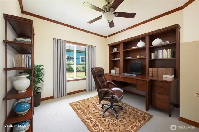 Den-office with new carpeting