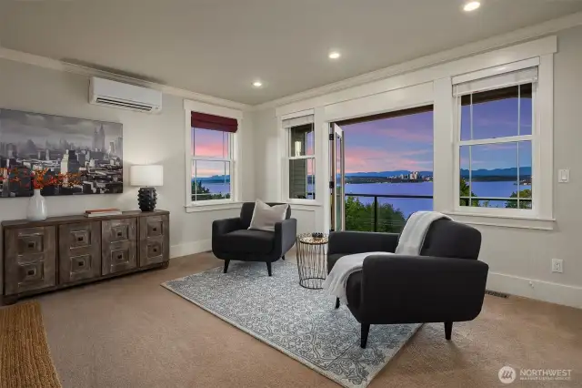Take in the amazing views from your private deck right off your primary