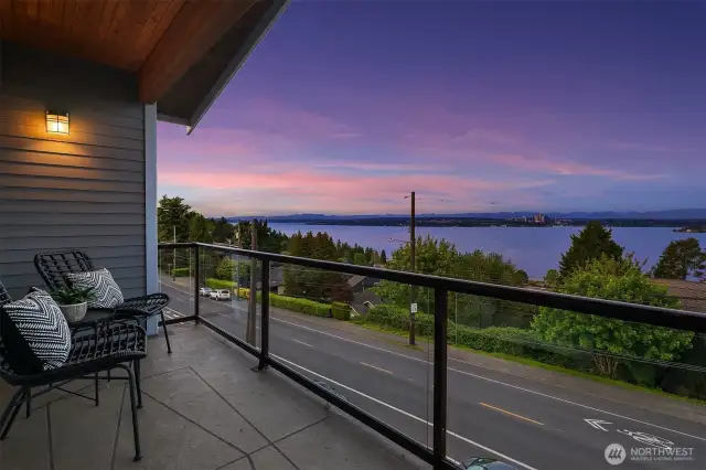 Enjoy stunning sunrises and sunsets every night from your primary suite