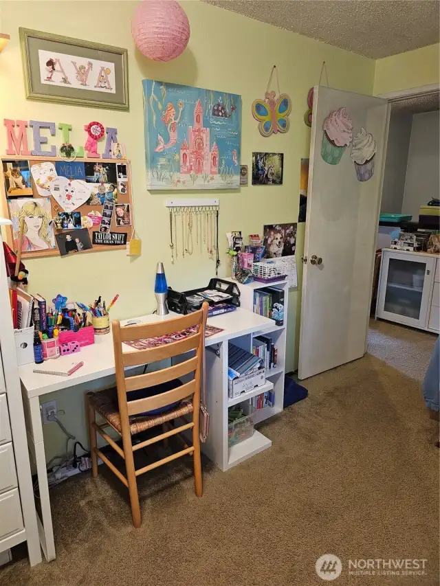 Units three and four are both 2 levels with the same floorplan. Living room. Bedroom 1