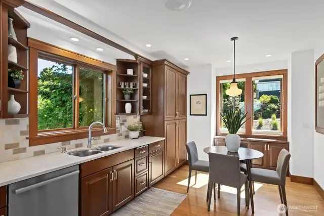 Eat in dining in kitchen