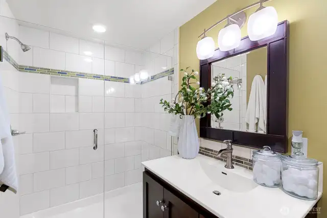 3/4 bath in basement