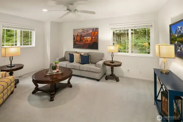 Over 200sf of flex space.  Movie room?  Craft room?  Exercise?