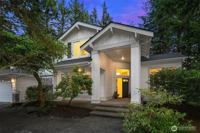 This corner lot is on a quiet cul de sac street