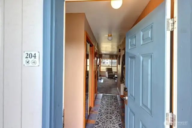 Ground Floor! Entry of unit 204