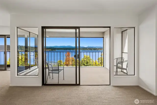 View from living room