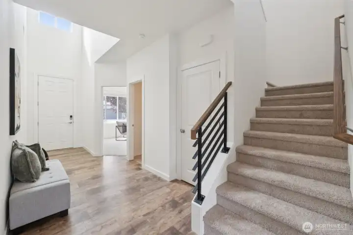 Double Height, Light-Filled Entry