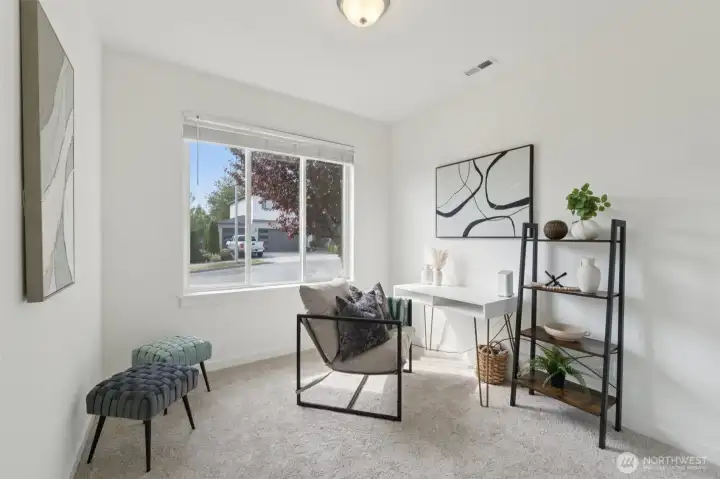 Main Level Guest Bedroom 1, shown as Office