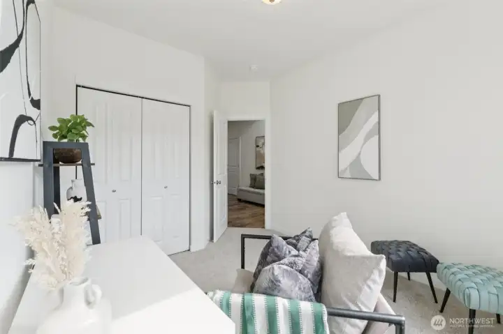 Main Level Bedroom with Closet