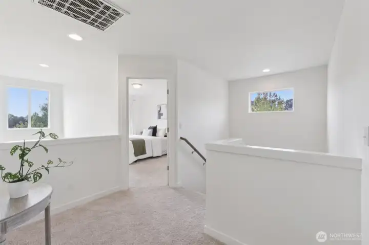 Upstairs Light Filled Landing Area