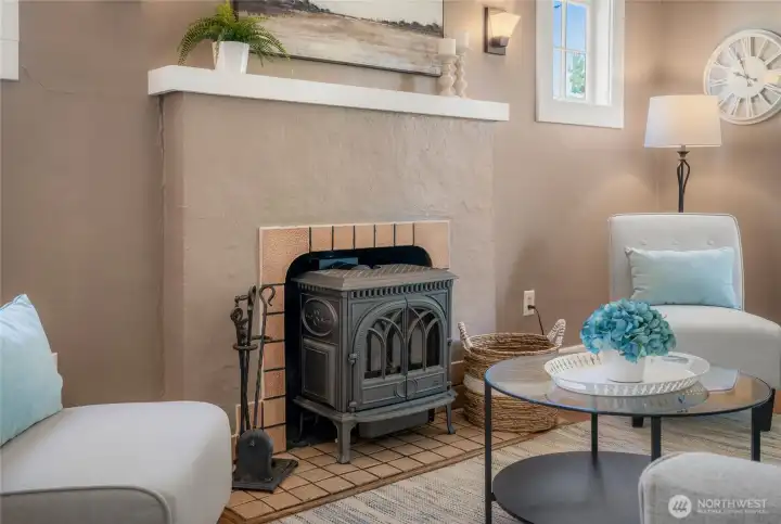 Cozy Jotul Gas fireplace insert