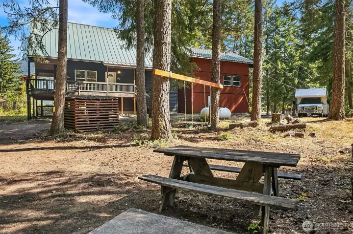 Room to roam on this half acre PLUS lot!