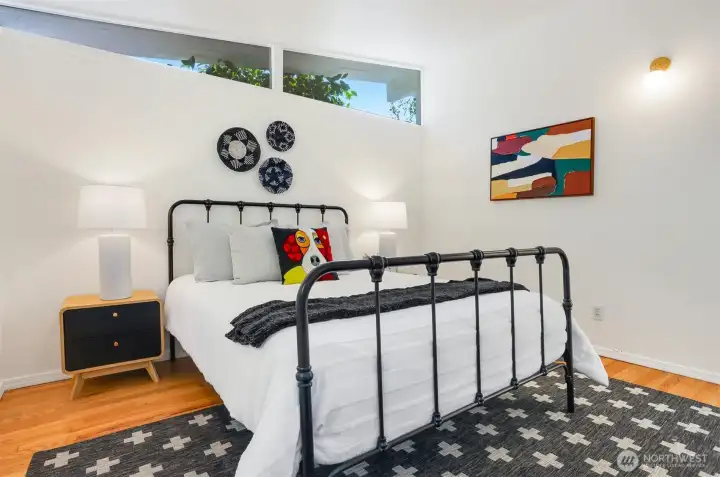 Another view of the primary bedroom