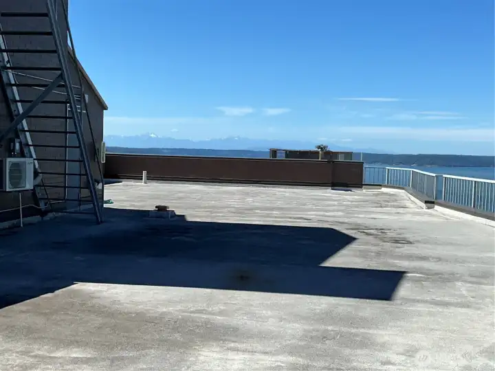 Enjoy the view from the roof top