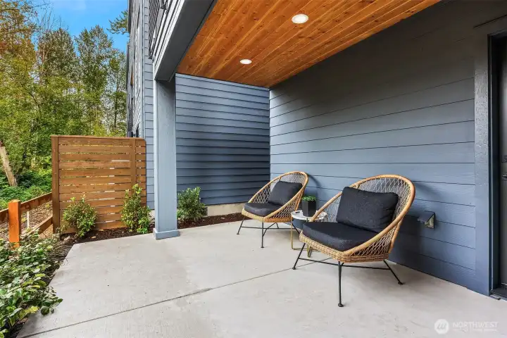 Enclave at Kelsey Creek is surrounded by 17 acres of open space   Photos are for illustrative purposes only