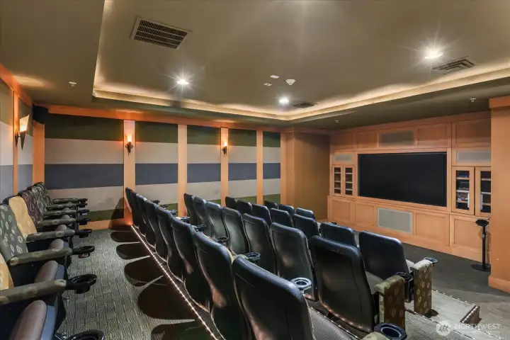 A 34 seat theatre . . .