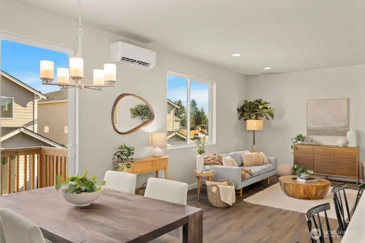 Photographs are for illustrative purposes only. Features, finishes, interior/exterior colors, landscaping and floorplan shown may vary from actual homes built