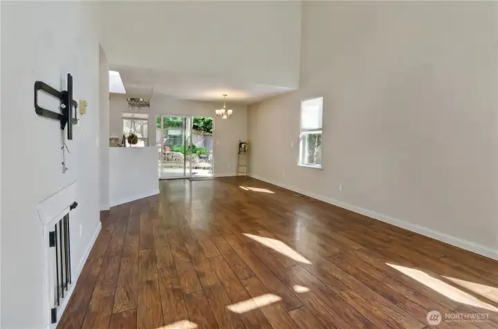 Open living room