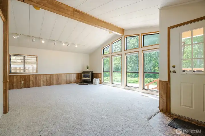 Room for a dining area!