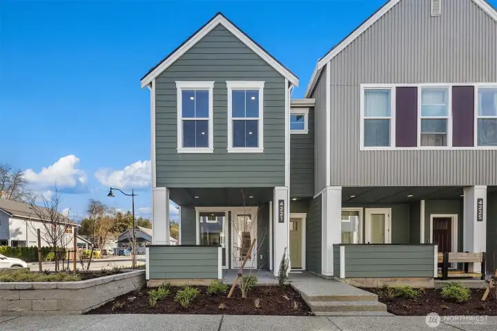 Front view of home. Similar home shown.