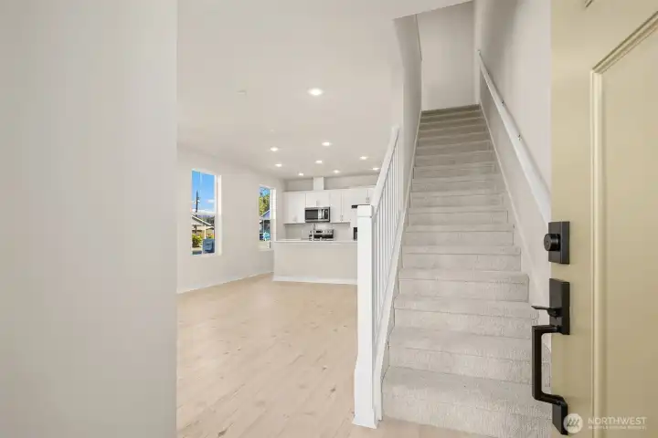 Entryway. Similar home shown.