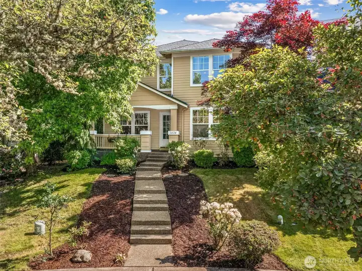 Spacious fully fenced lot with irrigation system.