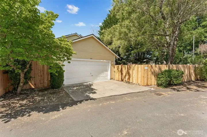 2-car attached garage.