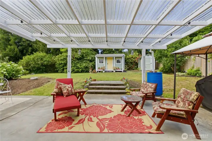 Covered patio Covered patio
