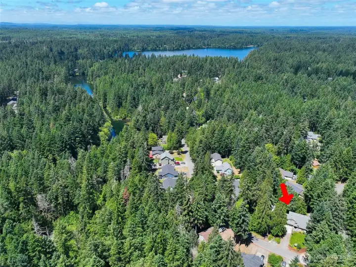 Drone shot. Drone shot.
