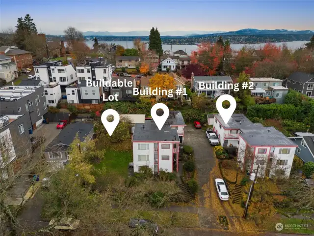 Incredible invest opportunity in the Leschi with 3 seperate tax parcels!!