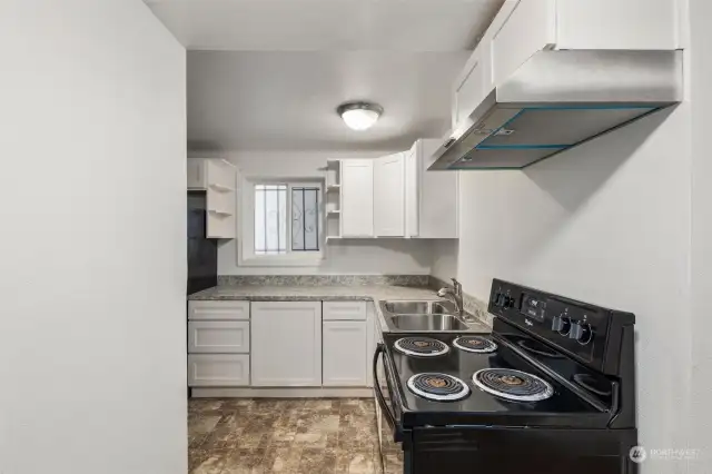 New kitchen with all new appliances cabinets and countertops.