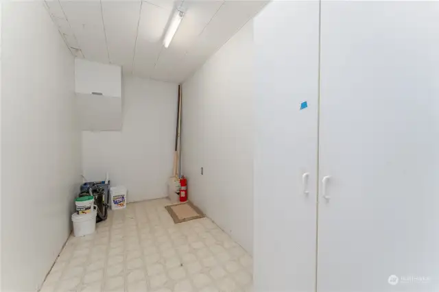 Existing storage room in studio (bathroom?)