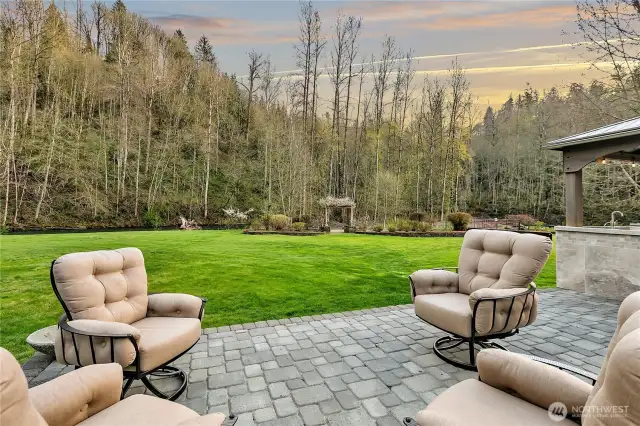 Beautiful paver patio.