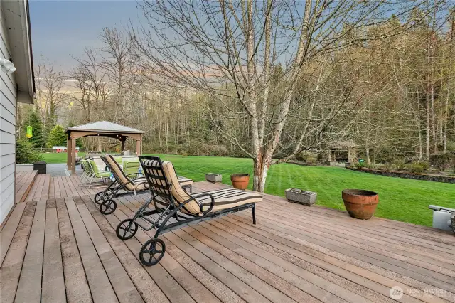 Deck off of the primary bedroom.