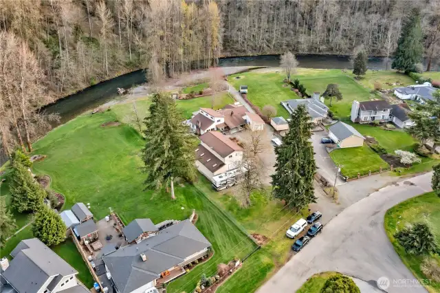 Another aerial view of the property.