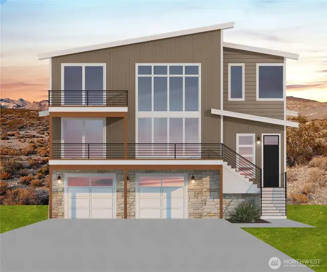 Sketch of approved building plans available for purchase