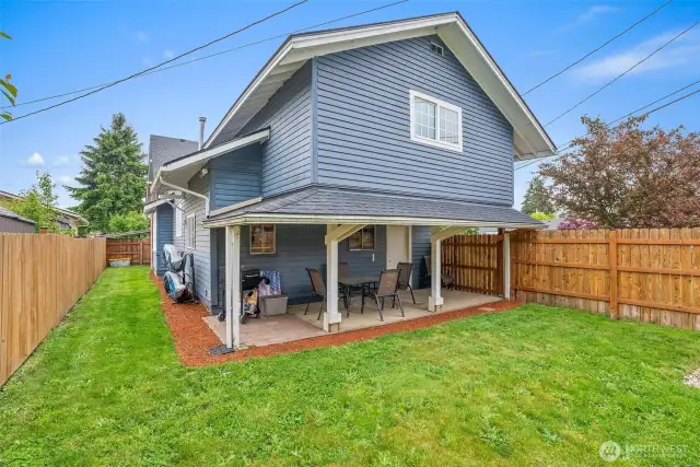 Backyard with room to run