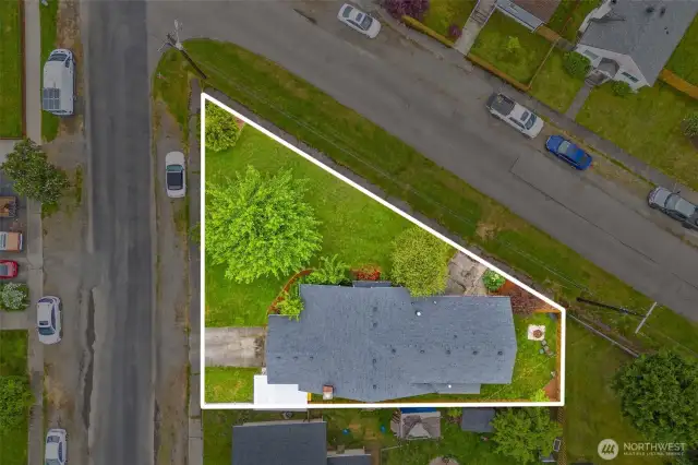 Large corner lot