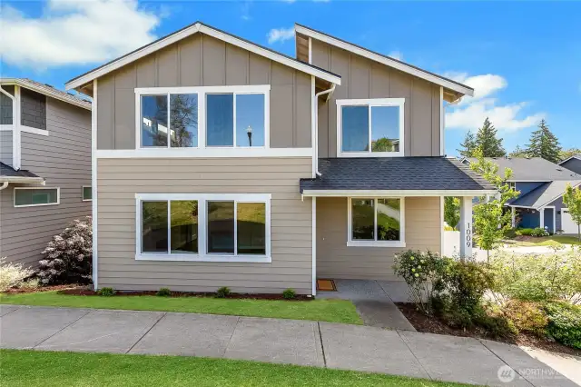Beautiful Modern Home on corner lot.