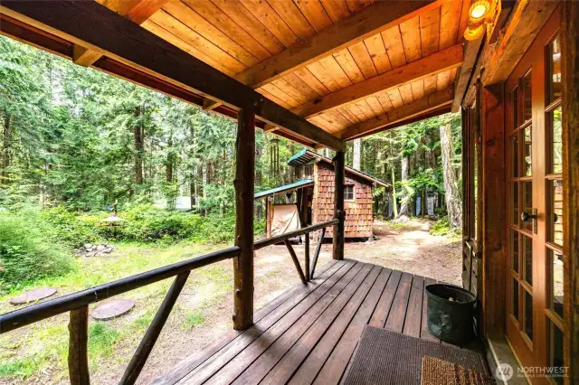 Great spot for morning coffee.