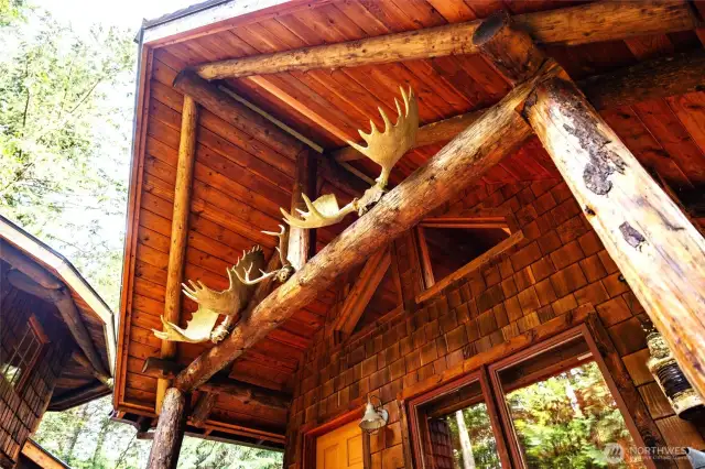 Fun entrance to bunkhouse. Northern Exposure setting??