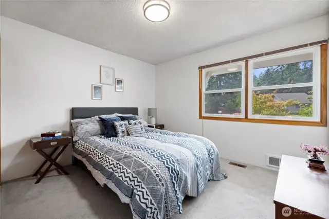 Bedroom 1 with a closet.