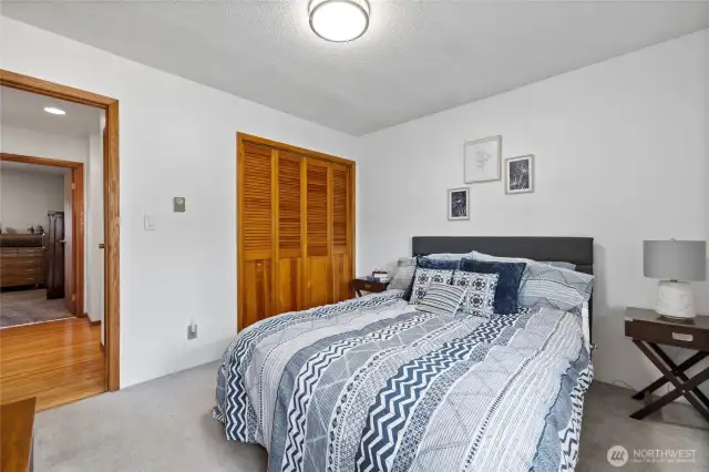 Bedroom 1 with a closet.
