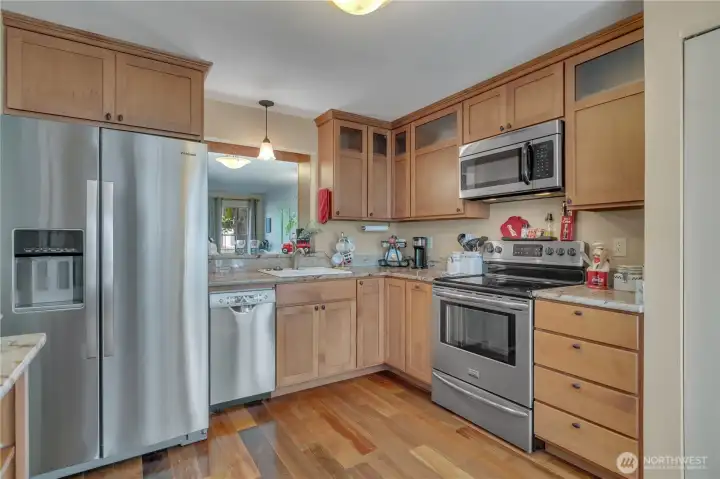 Kitchen with Passthrough to Dining Area