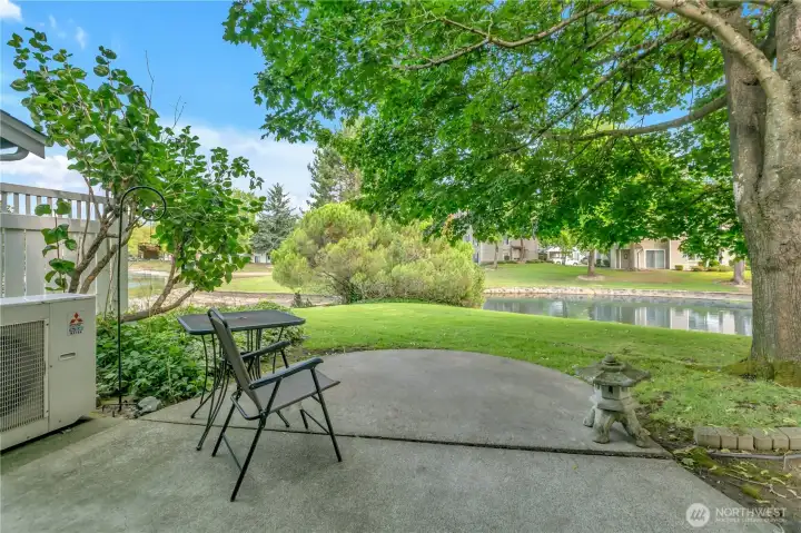 View of Lake from Patio